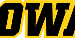 Iowa Hawkeyes wordmark.